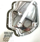 Turbo 400 Chevy Chrome Transmission Oil Pan Kit Bolts & Gaskets Th400 Sbc Bbc Gm. Fixed Price $49.95.
