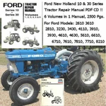 Ford Tractor Service Manual 10 & 30 Series 2610 Thru 7710 Computer Repair Pdf Cd. Fixed Price $15.97.