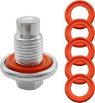 Oil Drain Plug, M14 X 1.5 Engine Screw Replacement 09247- Color: Red. Fixed Price $14.99.