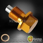 Gold Anodized Aluminum Magnetic Oil Drain Plug Bolt W/ Washer M14x1.5mm Honda. Fixed Price $6.99.
