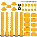 Spacemart Gas Can Spout Replacement, Flexible Pour Nozzle For 1/2/5/10 Yellow. Fixed Price $18.99.