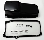 Sb Chevy Sbc Black Oil Pan W/ Bolts & Gaskets 4qt 305-350 86-up Hot Rat Rod. Fixed Price $121.95.