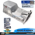 Genuine Engine Oil Pan W/ Silicone For 06-11 Hyundai Accent Kia Rio 2151026601. Fixed Price $116.97.