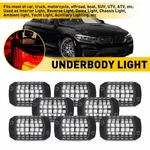 Red Led Rock Lights 8pods Underglow Neon Light Lamp High Bright Auxito. Fixed Price $31.34.
