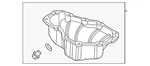 Genuine Nissan Oil Pan 11110-7ja0d. Fixed Price $205.03.