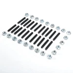 Mazda Zinc-plated Oil Pan Bolt Studs Nuts Kit For 12a 13b Engine, 22 Pcs. Fixed Price $9.99.