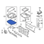 For Porsche Boxster 2009-2016 9a110732502 Lower Engine Oil Pan Gasket. Fixed Price $36.95.