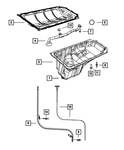 Genuine Mopar Oil Pan Gasket 5037692aa. Fixed Price $72.42.