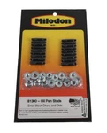 Milodon 81300 Oil Pan Studs Black Oxide/cadmium Plated Hex Nut Chevy Kit. Fixed Price $36.95.