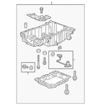 Genuine Gm Oil Pan 25202730. Fixed Price $105.21.