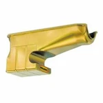 Milodon 31060 Oil Pan Steel Gold Iridite 6 Qt. For Chevy Small Block Lh Dipstick. Fixed Price $401.07.