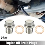 2 Set M12x1.5 Engine Oil Drain Plug With Washer 1239970430 For Mercedes-benz. Fixed Price $11.49.